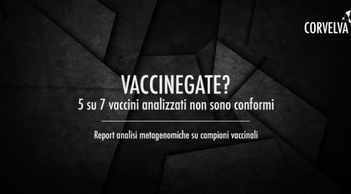 VaccineGate – Vaccini 5 su 7 non sono conformi