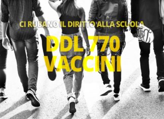 Vaccini, DDL770 – La nuova legge calpesta il diritto alla scuola