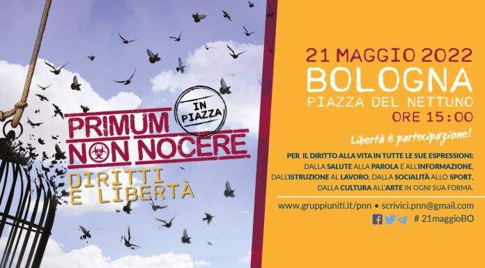 PRIMUM NON NOCERE – 21 Maggio 2022 Bologna